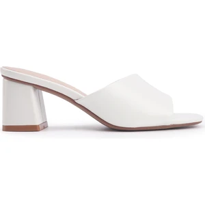 Nine West NASLA 4FX Beyaz Kadın Topuklu Terlik