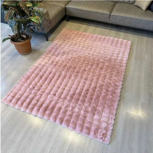 ASY Collection Bubble Tavşan Serisi Yumuşacık Tavşan Tüyü Kaymaz Taban Peluş Halı