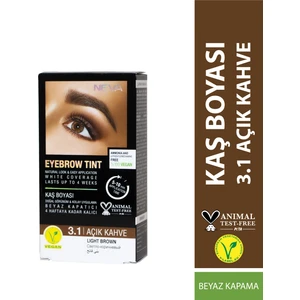 3.1 Açık Kahve Amonyaksız %100 Vegan Kaş Boyası