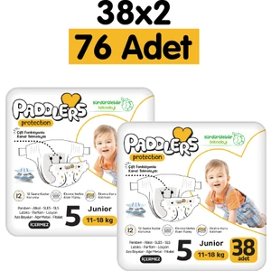 Protection Bebek Bezi 5 Numara Junior 76 Adet (11-18 Kg) 2'li Jumbo Set