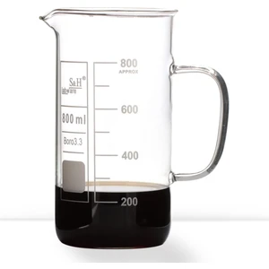 S&H Labware Beher Uzun Form  Kulplu  800 ml
