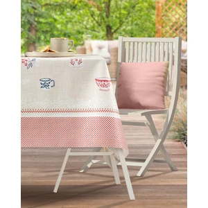 Madame Coco Mavel Pvc Masa Örtüsü - Bej - 140X140 cm
