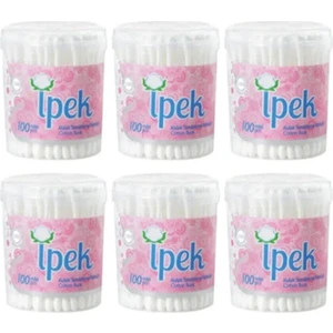 Kulak Temizleme Pamuğu / Çubuğu 100 'lü 6 Paket