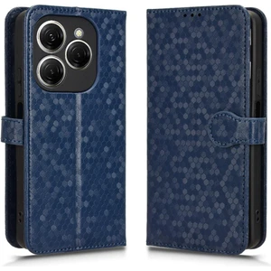 YH Mall Tecno Spark 20 Pro Deri Cüzdan Kapağı Için Kılıf Geometrik Desen Toka (Yurt Dışından)
