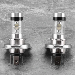 2 Adet LED H4 Hb2 9003 Ampul 100W 20LED Araba Sis Farı 6000K Beyaz (Yurt Dışından)