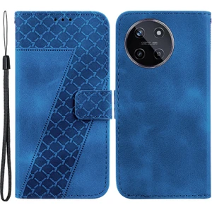 Realme 11 4g Deri 7 Şekilli Desen Telefon Kılıfı (Yurt Dışından)