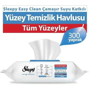 Easy Clean Çamaşır Suyu Katkılı Yüzey Temizlik Havlusu 3X100 (300 Yaprak)