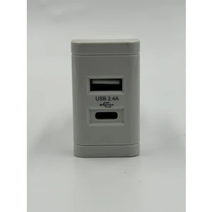 Usb+Type-C Fiş Adaptör 2,4A