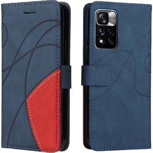 YH Mall Xiaomi Redmi Için Not 11 Pro Artı Pu Deri Flip Folio Kılıf ile (Yurt Dışından)