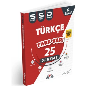 KVA Yayınları 6. Sınıf 2023 Türkçe 25 Sistematik Sarmal Deneme