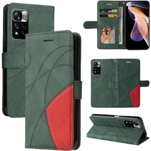 YH Mall Xiaomi Redmi Için Not 11 Pro Artı Pu Deri Flip Folio Kılıf ile (Yurt Dışından)