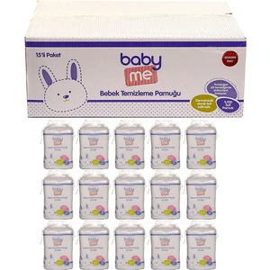 baby me Bebek Temizleme Pamuğu 15x60 Adet
