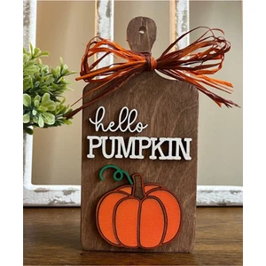 Hello Pumpkın Kahve Köşesi Iskandinav Mutfak Dolap Süsü & Ahşap