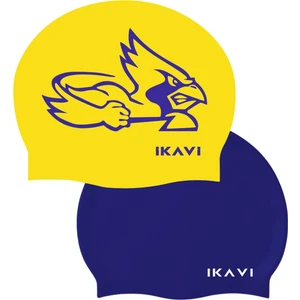 Sarı-Lacivert 2'li Kanarya Baskılı Silikon Deniz ve Havuz Bonesi