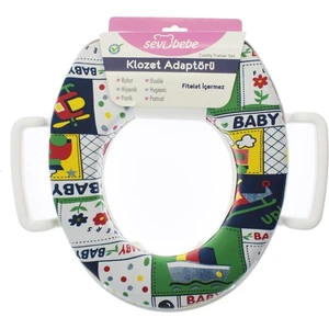 Sevi Bebe Tutmalı Klozet Adaptörü Beyaz