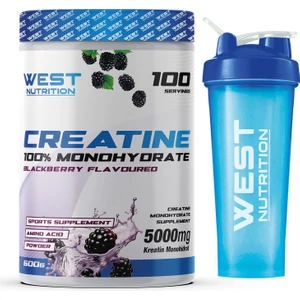 West Nutrition Kreatin Monohidrat Böğürtlen Aromalı 600 gr - 100 Servis