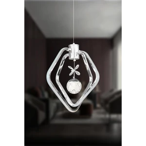 Eray Aydınlatma 1601-3 Krom LED Avize(Beyaz Işık -Sarı Işık - Gün Işığı)