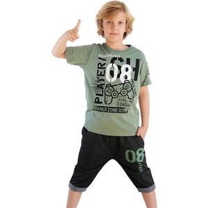 Player 8 Erkek Çocuk T-Shirt Kapri Şort Takım