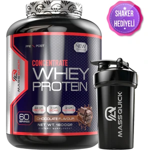 Massquick Concentrate Whey Çikolata Aromalı Protein Tozu 1800gr 60 Servis