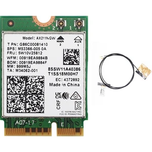Wifi 6e AX211NGW Band 2.4g/5g/6ghz Bluetooth 5.2 AX211 M.2 Cnvio WINDOWS10 Için Kablosuz Ağ Wifi Kartı (Yurt Dışından)