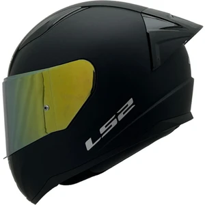 Ls2 Rapıd 2 Mat Siyah Kask Sarı Cam+Spoiler