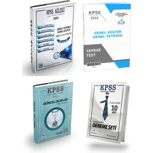 KPSS Ailesi Bilgi ve Soru Bankası - 10'lu Genel Kültür Deneme Seti - Güncel Olaylar - Gk-Gy Yaprak Test
