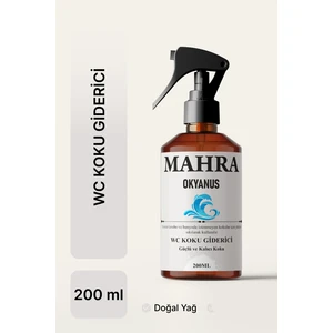 Mahra Okyanus Kokulu Wc Lavabo ve Banyo Kötü Koku Giderici Ultra Kalıcı Yüzey Parfümü Oda Kokusu200 Ml