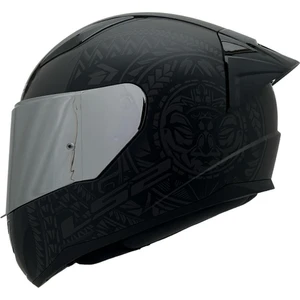 Ls2 Rapıd 2 Takaroa Mat Siyah Kask Renkli Cam+Spoiler