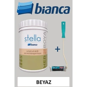 Stella Boya Beyaz 1 Lt. + Kadife Rulo