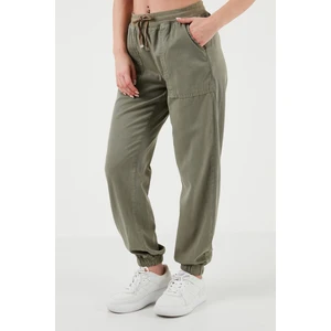 Regular Fit Yüksek Bel Jogger Spor Pantolon Bayan Pantolon 668YP5039
