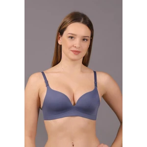 Balensiz Lazer Dikişsiz Kaplı Sütyen C26145 Indigo