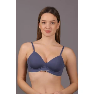 Balensiz Lazer Dikişsiz Kaplı Sütyen C26115 Indigo