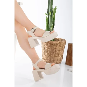 Hasoğlu Moda Kalın Topuklu Sandalet