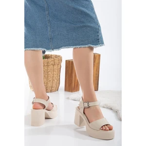 Hasoğlu Moda Kalın Topuklu Sandalet