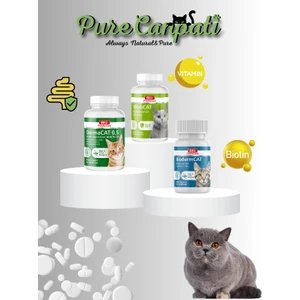 Purecanpati Kedi Multivitamin,biotin,dermacat Seti