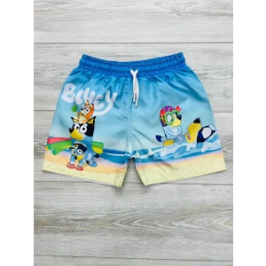 Neat Kids Erkek Çocuk Bluey Şort Boxer Mayo