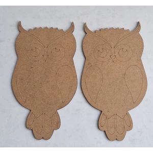 2 Adet Baykuş Ahşap Boyama Aktivite Okul Kreş Anaokulu Etkinlik Sanat Seti