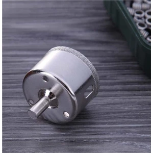 35 mm Mermer Granit Fayans Cam Yuvarlak Delme Panç Elmas Uç Yuvarlak Açma Matkap Için Karot