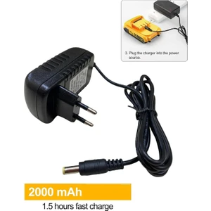 Şarjlı Matkap Için Şarj Adaptörü 24V 20V 18V 16.8V 14V ve 12 Volt Li-On Pil Şarj Üniversal