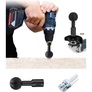 Küresel Ahşap Oyma Top Törpü Aşındırma Sondaj Topu Avuç Taşlama ve Matkap Için Ağaç Işleme Aleti