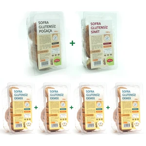 Glutensiz Fırsat Seti Ekmek + Poğaça + Simit