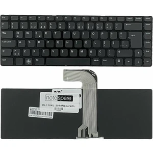 Dell ile Uyumlu P22G P22G004, P24F P24F001, P25F P25F001, P25F P25F002 Notebook Klavye Siyah Tr