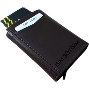 Mekanizmalı Kartlıklı Cüzdan Kişiye Özel Baskılı