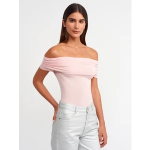 30919 Omuzları Açık Top-Pudra