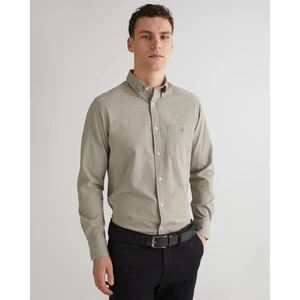 Erkek Gri Regular Fit Klasik Yaka Gömlek 3824158T.203