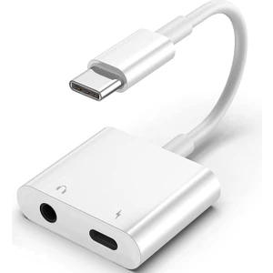 Type-C To 3.5mm Aux + 60W Hızlı Şarj Çevirici.
