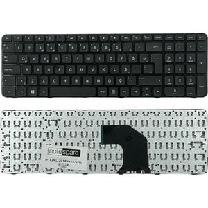 Hp ile Uyumlu Pavilion G6-2216ST, G6-2250ST, G6-2251ST, G6-2252ST Notebook Klavye Siyah Tr