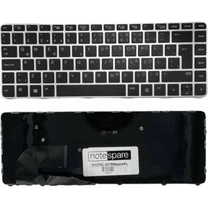 Hp ile Uyumlu Elitebook 840 G3 (T9X21EA), 840 G3 (V1B64EA) Notebook Klavye Siyah Tr