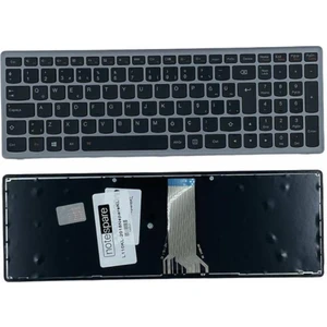Lenovo ile Uyumlu Ideapad Z510, Z510A, Z510P, Z510T Notebook Klavye Gümüş Gri Tr