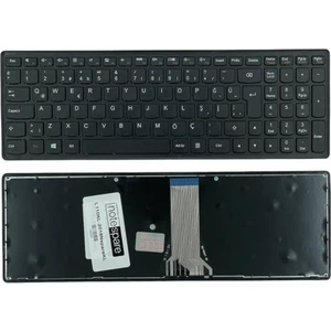 Lenovo ile Uyumlu Ideapad S500 Type 20247, S500 Type 20248 Notebook Klavye Siyah Tr